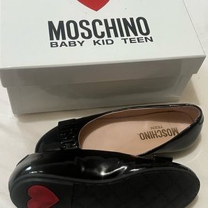 Moschino girl shoes : size 3 (black)